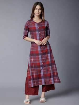 Vishudh Women Kurta Palazzo Set