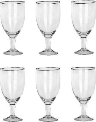 Somil (Pack of 6) Multipurpose Drinking Glass -B1873 Glass Set Water/Juice Glass(180 ml, Glass, Clear)