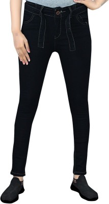 AngelFab Regular Women Black Jeans