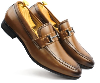 SAN FRISSCO Mocassin For Men(Tan , 8)