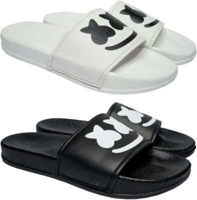 PERY-PAO Men Slides(Multicolor , 10)