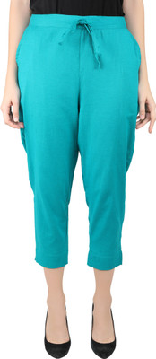 SVK Etail Regular Fit Women Light Blue Trousers