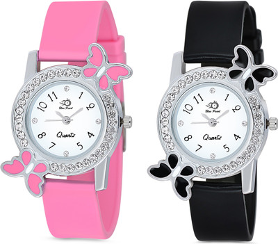 Blue Pearl Analog Watch - For Girls
