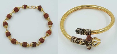 VD IMITATION Brass Gold-plated Bracelet Set(Pack of 2)