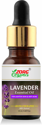 Zorg Organics Lavender Essential Oil (For Aromatheraphy & Massage)(15 ml)