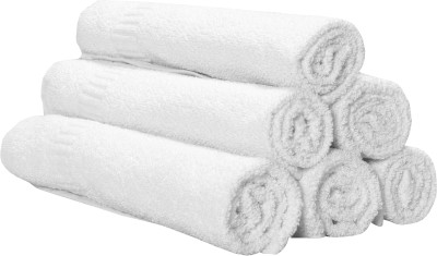 Silver Linens Cotton 425 GSM Face, Hand Towel Set(Pack of 6)