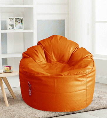 67% OFF on STYLE HOMEZ XXXL Chair Bean Bag Cover (Without Beans)(Orange)