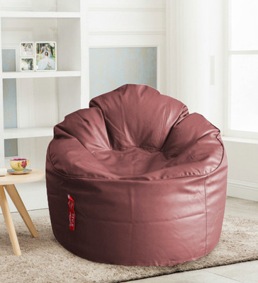 64% OFF on STYLE HOMEZ XXXL Chair Bean Bag Cover (Without Beans)(Brown)
