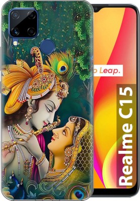 Fashionury Back Cover for Realme C15(Multicolor, Grip Case, Silicon, Pack of: 1)