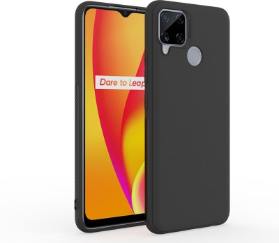 mCase Back Cover for Realme Narzo 30A(Black, Grip Case, Silicon, Pack of: 1)