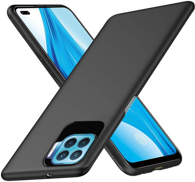 caseunik Front & Back Case for Oppo F17 Pro(Black, Camera Bump Protector)