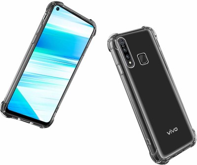 OffersOnly Bumper Case for Vivo Y19, Vivo U20 Drop Protection(Transparent, Shock Proof, Silicon, Pack of: 1)