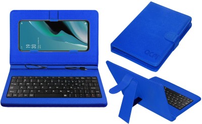 ACM Keyboard Case for Oppo Reno2 F(Blue, Cases with Holder, Pack of: 1)