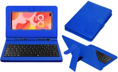 ACM Keyboard Case for Huawei Nova 6 5G(Blue, Cases with Holder, Pack of: 1)