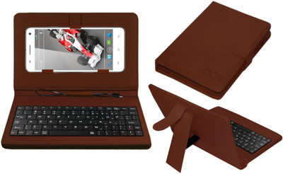 ACM Keyboard Case for Xolo Q3000(Brown, Cases with Holder, Pack of: 1)