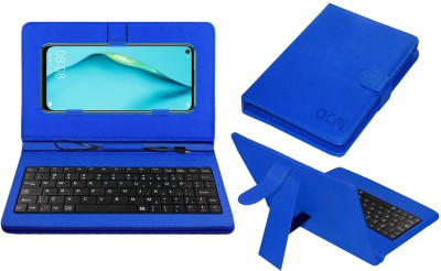 ACM Keyboard Case for Huawei P40 Lite(Blue, Cases with Holder, Pack of: 1)