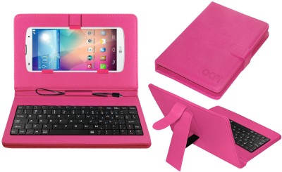 ACM Keyboard Case for Lg G Pro 2 D838(Pink, Cases with Holder, Pack of: 1)