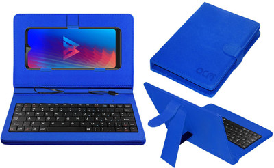 ACM Keyboard Case for Lg W30(Blue, Cases with Holder, Pack of: 1)
