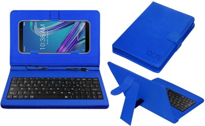 ACM Keyboard Case for Asus Zenfone Max Pro M1, Asus Zenfone Max Pro M1(Blue, Cases with Holder, Pack of: 1)
