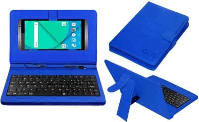 ACM Keyboard Case for Micromax Canvas Mega 2(Blue, Cases with Holder, Pack of: 1)