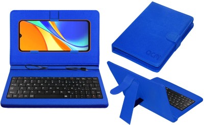 ACM Keyboard Case for Xiaomi Redmi 9C(Blue, Cases with Holder, Pack of: 1)