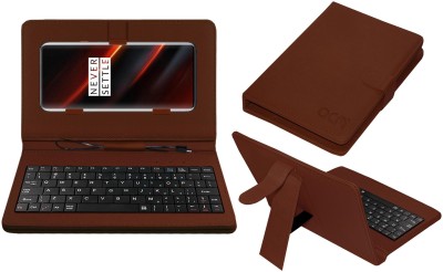 ACM Keyboard Case for Oneplus 7T Pro 5G Mclaren(Brown, Cases with Holder, Pack of: 1)