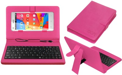 ACM Keyboard Case for Sansui U55(Pink, Cases with Holder, Pack of: 1)