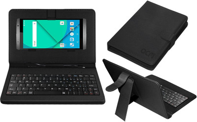ACM Keyboard Case for Micromax Canvas Mega 2 Q426(Black, Cases with Holder, Pack of: 1)