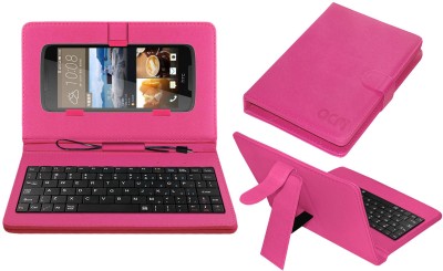 ACM Keyboard Case for HTC Desire 828 Dual Sim(Pink, Cases with Holder, Pack of: 1)