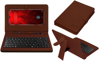 ACM Keyboard Case for Vivo V11 Pro(Brown, Cases with Holder, Pack of: 1)