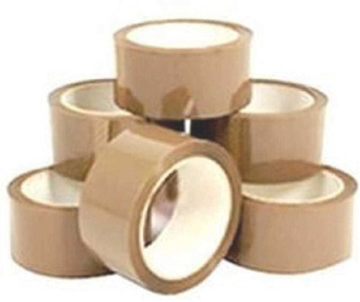 World Wide Villa one sided HANDHELD cello tape (Manual)(Set of 6, Brown)