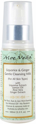 21% OFF on Aloe Veda Liquorice & Ginger Gentle Cleansing Milk(100 ml) 21% OFF on Aloe Veda Liquorice & Ginger Gentle Cleansing Milk(100 ml)