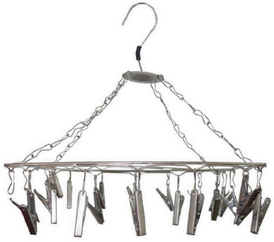 48% OFF on RSPOL Stainless Steel Cloth Clip Hanger/Jhummar/Stand
