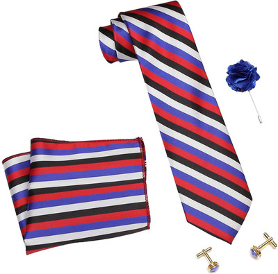 AXLON Satin Tie & Cufflink(Multicolor)