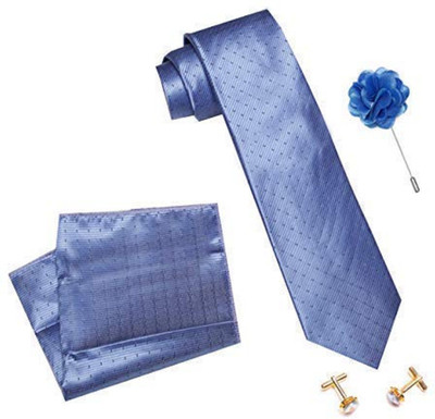 AXLON Satin Tie & Cufflink(Blue)