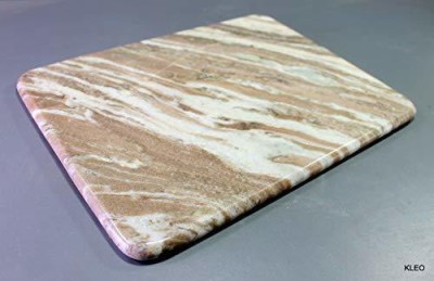 KLEO Chopping Board Marble Cutting Board(Beige, White Pack of 1)
