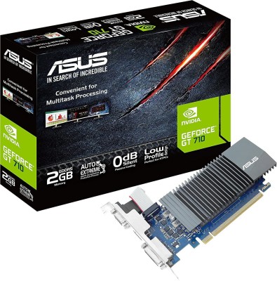 ASUS NVIDIA GT710-SL-2GD5-CSM 2 GB GDDR5 Graphics Card