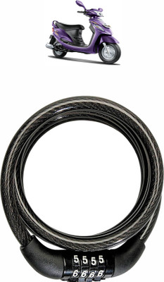 Vagary Steel Combination Lock For Helmet