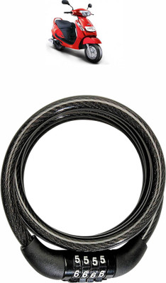 Vagary Steel Combination Lock For Helmet