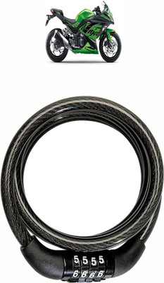 Vagary Steel Combination Lock For Helmet