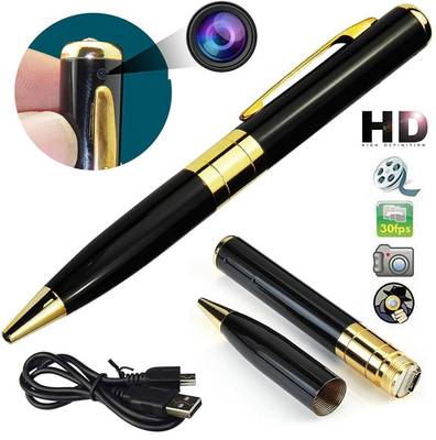 Spy pen hd video camera with microphone clearance