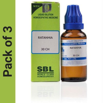 SBL Ratanhia 30CH Liquid(3 x 30)