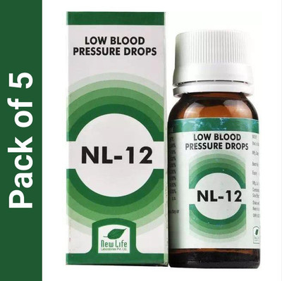 New Life Laboratories NL-12-Low Blood Pressure Drops(5 x 30)