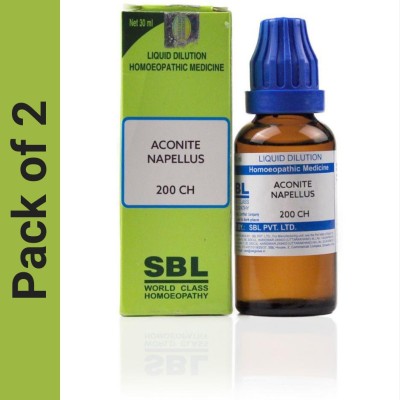 SBL Aconite Napellus 200CH Liquid(2 x 30)