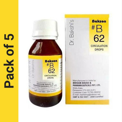 BAKSONS Dr Bakshis B Drop 62 - Circulation Drops(5 x 30)