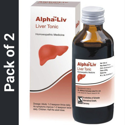 Dr.Willmar Schwabe India Alpha - Liv Syrup(2 x 100)