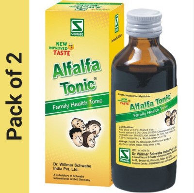 Dr.Willmar Schwabe India Alfalfa Tonic - General Syrup(2 x 100)