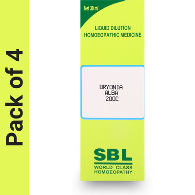 SBL Bryonia Alba 200C Liquid(4 x 30)