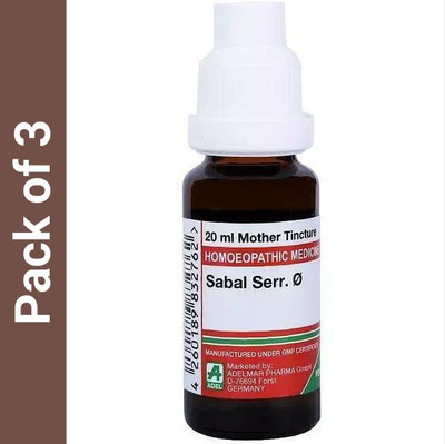 ADEL Sabal Serrulata Q Mother Tincture(3 x 20)