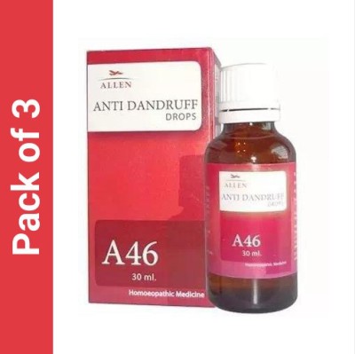 ALLEN A46 Anti Danruff Drops(3 x 30)